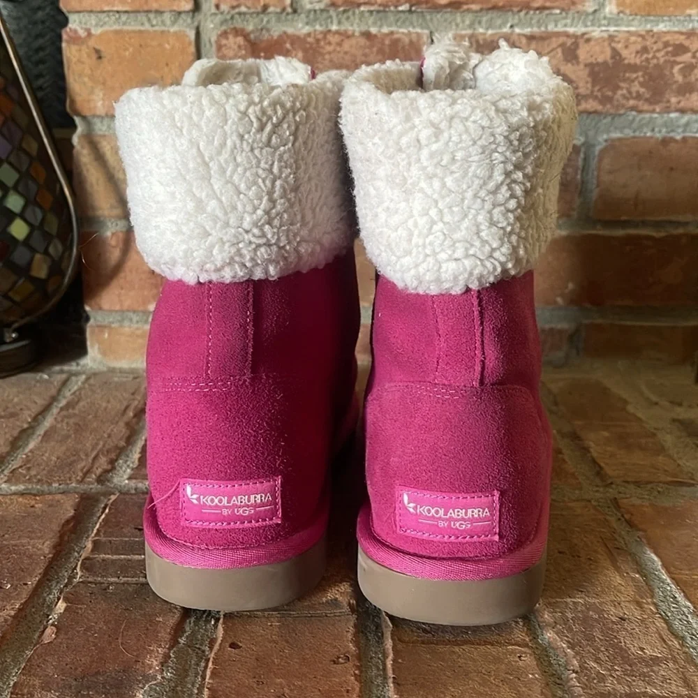 Koolaburra by Ugg Lytta Raspberry Rose Front Zipper Boots